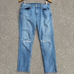 Rag & Bone Dre Low Rise Slim Boyfriend Jeans Womens Size 26 Blue